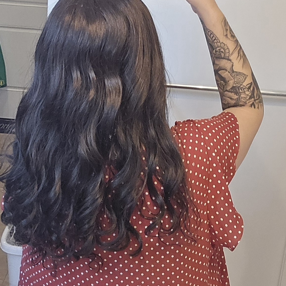 Dark Brown Wavy Hair Topper